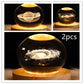 LED Night Light Galaxy Crystal Ball Table Lamp 3D Planet Moon Lamp Bedroom Home Decor