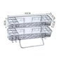 Wall-Mounted Triangle Storagex Rack Bathroom Shelf With Towel Bar Hooks Organizer