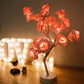Rose Flower Lamp USB Battery Operated LED Table Lamp Bedroom Decoration Lights Home Decor