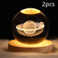 LED Night Light Galaxy Crystal Ball Table Lamp 3D Planet Moon Lamp Bedroom Home Decor