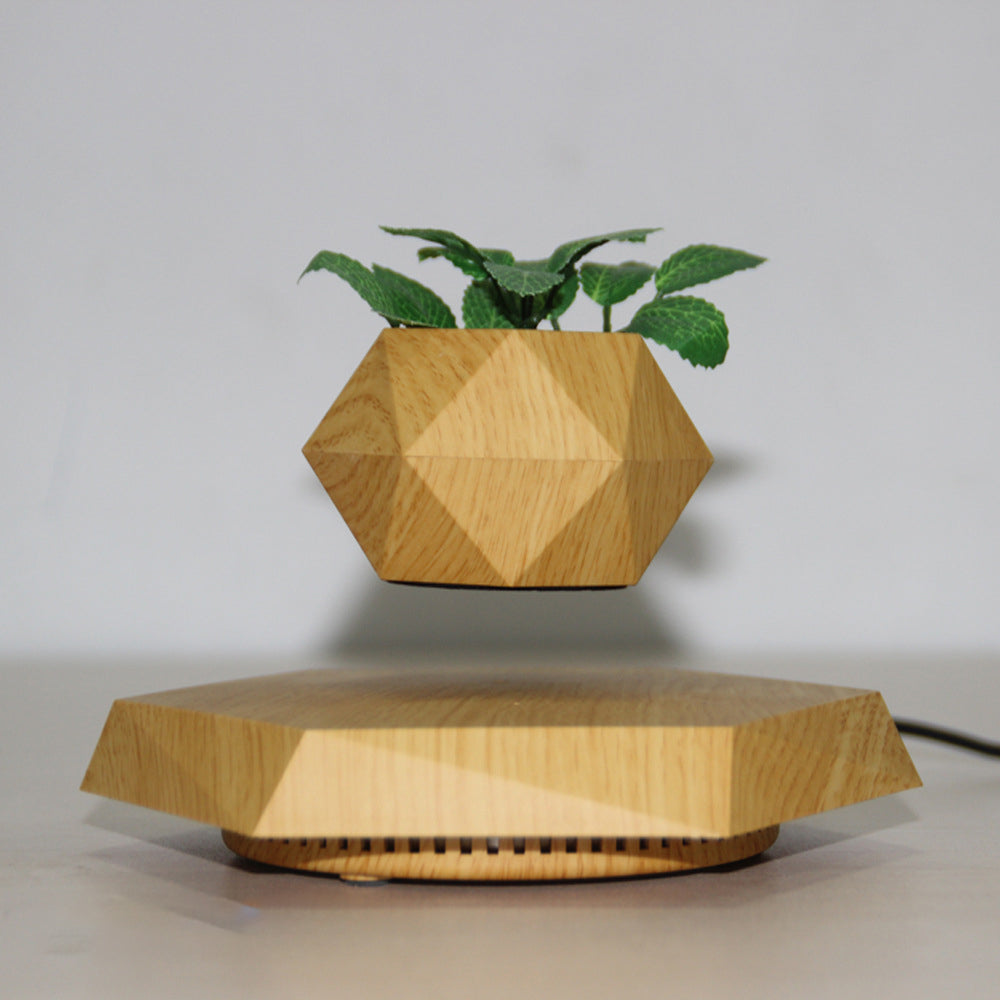 Floating Magnetic Levitating Flower Pot Bonsai Air Plant Pot Planter Potted For Home  Decor