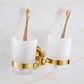 European-style Golden Towel Rack Bath Towel Rack Copper