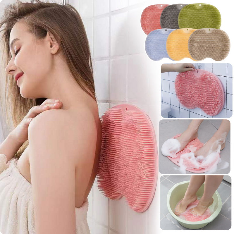 Massage Bath Brush Bathroom Non-slip Bath Mat Back Massage Brush