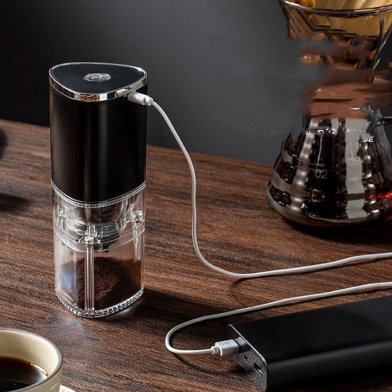 Electric Coffee Grinder Coffee Bean Grinder Cafe Automatic Portable USB Rechargeable Food Crusher