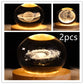 LED Night Light Galaxy Crystal Ball Table Lamp 3D Planet Moon Lamp Bedroom Home Decor