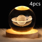 LED Night Light Galaxy Crystal Ball Table Lamp 3D Planet Moon Lamp Bedroom Home Decor