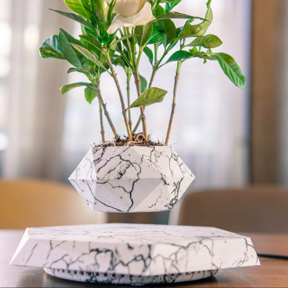 Floating Magnetic Levitating Flower Pot Bonsai Air Plant Pot Planter Potted For Home  Decor