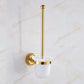 European-style Golden Towel Rack Bath Towel Rack Copper